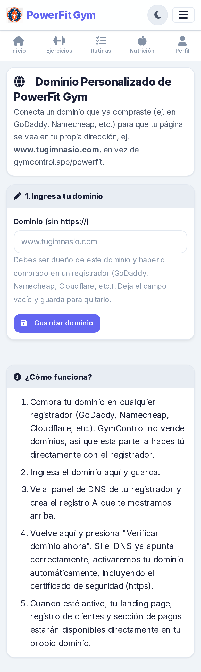 Dominio Propio