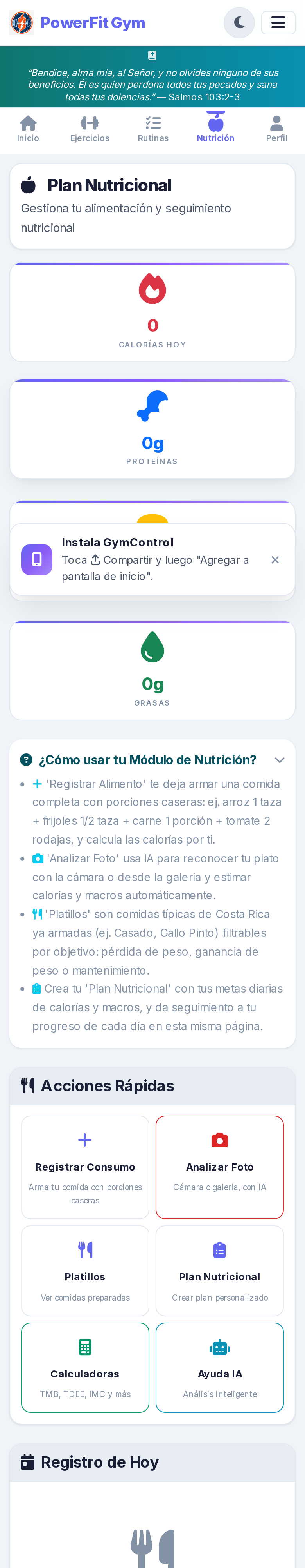 Plan Nutricional