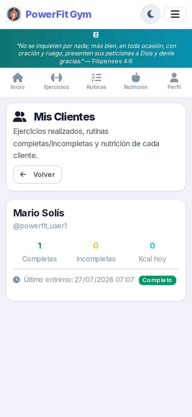 Captura de GymControl